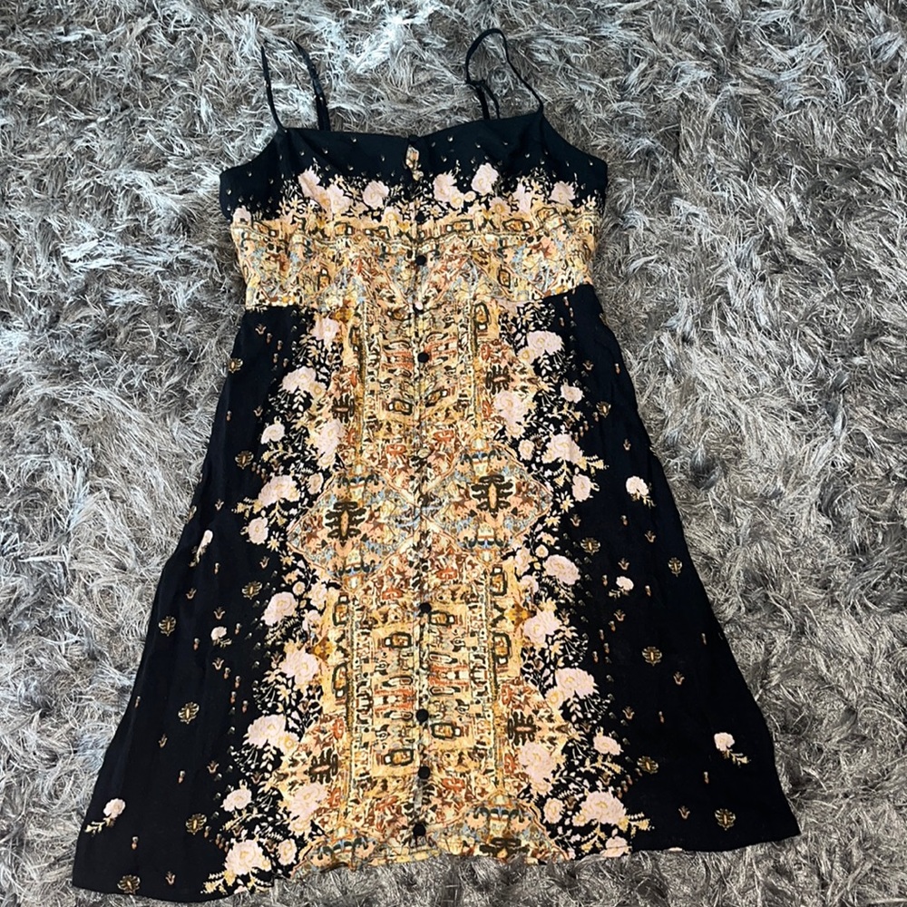 Intimately Free People Black Slip Dress